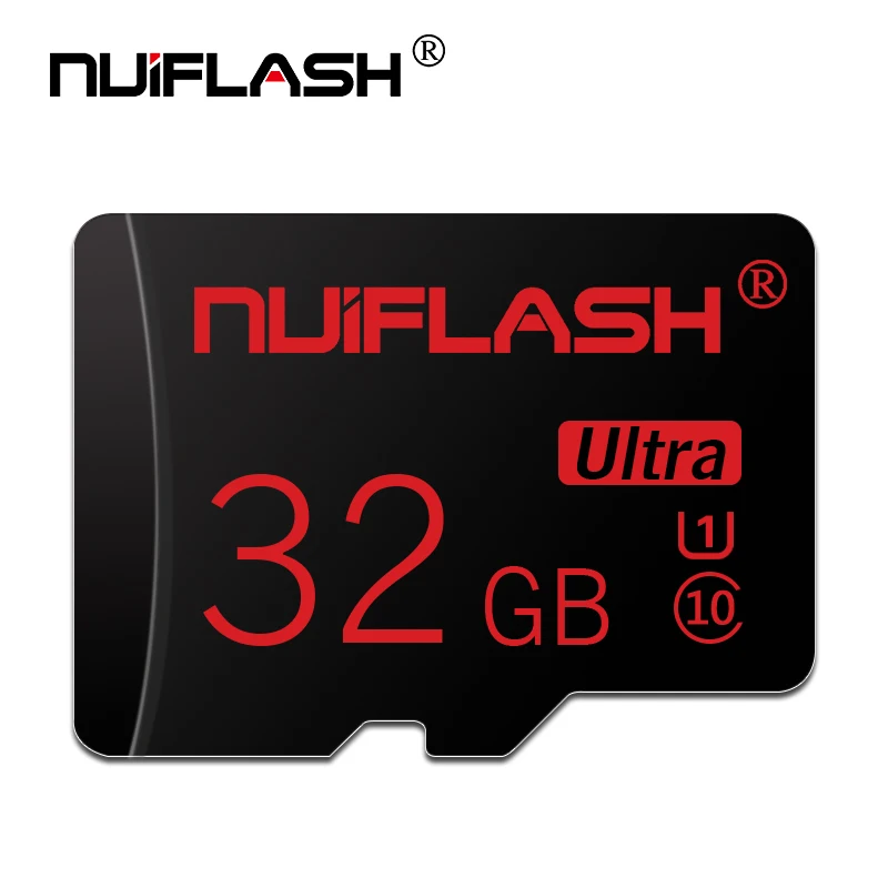 Nuiflash карта памяти micro sd, реальная емкость, 8 ГБ, 16 ГБ, 32 ГБ, 64 ГБ, класс 10, micro sd карта, TF карта для телефона/планшета, ПК, высокая скорость