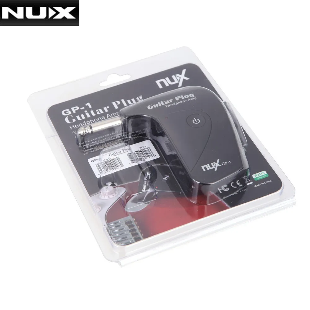 NUX GP 1 Portable Electric Guitar Amplifier Amp Mini Headphone Amp Built in Distortion Effect Top Quality Guitar Parts