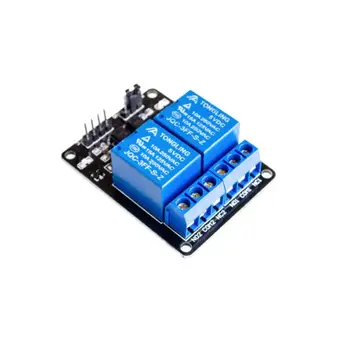

10 pcs 2-channel New 2 channel relay module relay expansion board 5V low level triggered 2-way relay module for arduino