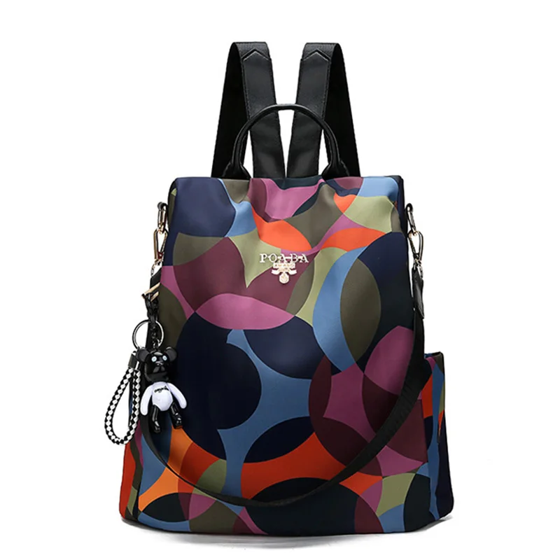 

Women Backpack Oxford Backpack for Teenager Girls Multifuction Bagpack Casual Anti Theft Schoolbag 2019 Sac A Dos mochila