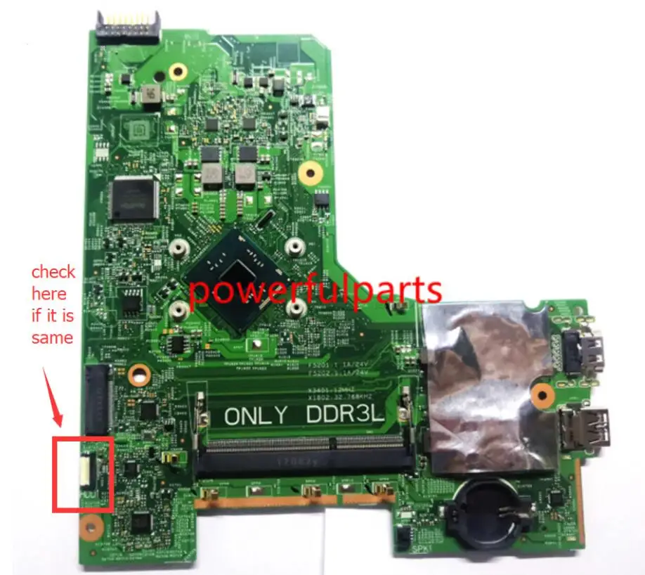 

100% new for dell for inspiron 3452 3451 3552 laptop motherboard CN-0JX7F0 JX7F0 14279-1 N3700 CPU built-in working well