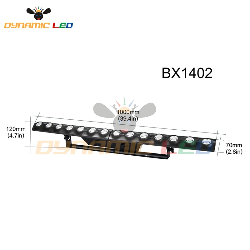 8 шт. с летным корпусом 14X3 Вт 2в1 Волшебная светодиодная настенная шайба DMX клубный дискотечный сценический свет для ландшафтной свадьбы