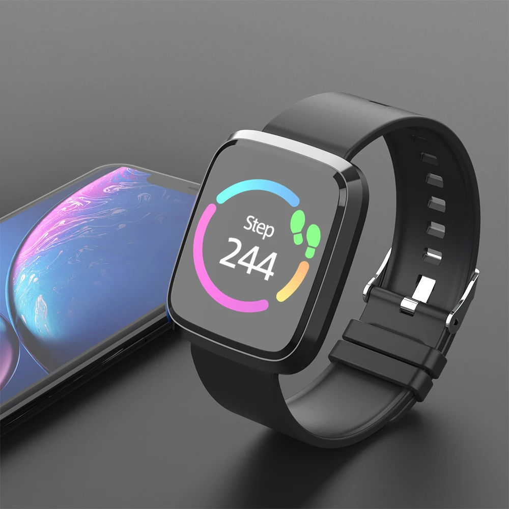 

ST8 Big Color Screen Smart Bracelet Smart Pedometer Blood Pressure Heart Rate Monitor Sports Watchs