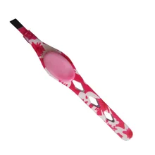 Design and color eyebrow eyebrow clip to threading knife cut eyebrow threading pliers defeathering beauty makeup tools