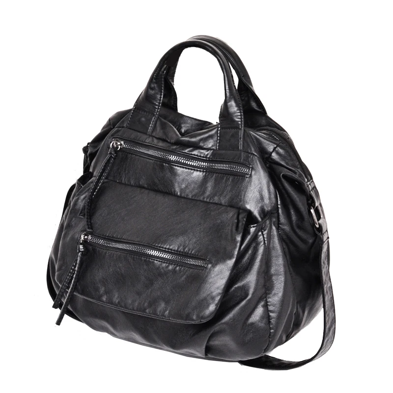  2019 top-handle ladies casual Hobo Women Messenger Bags Cross body Soft PU Leather Shoulder Bag Fem - 32885988130