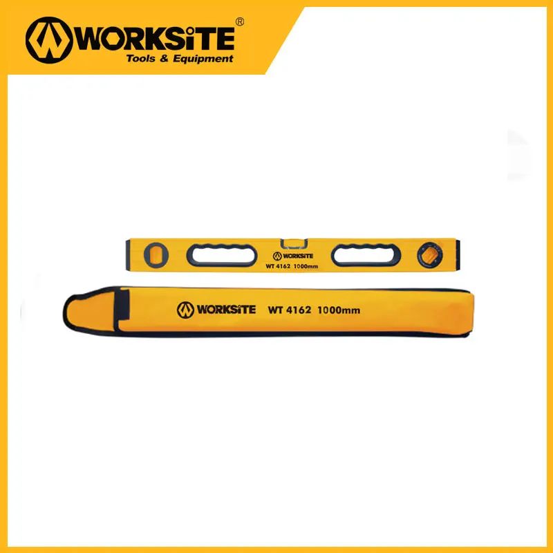 Worksitetools WT4162 Aluminium 1000mm Construction Level Horizontal