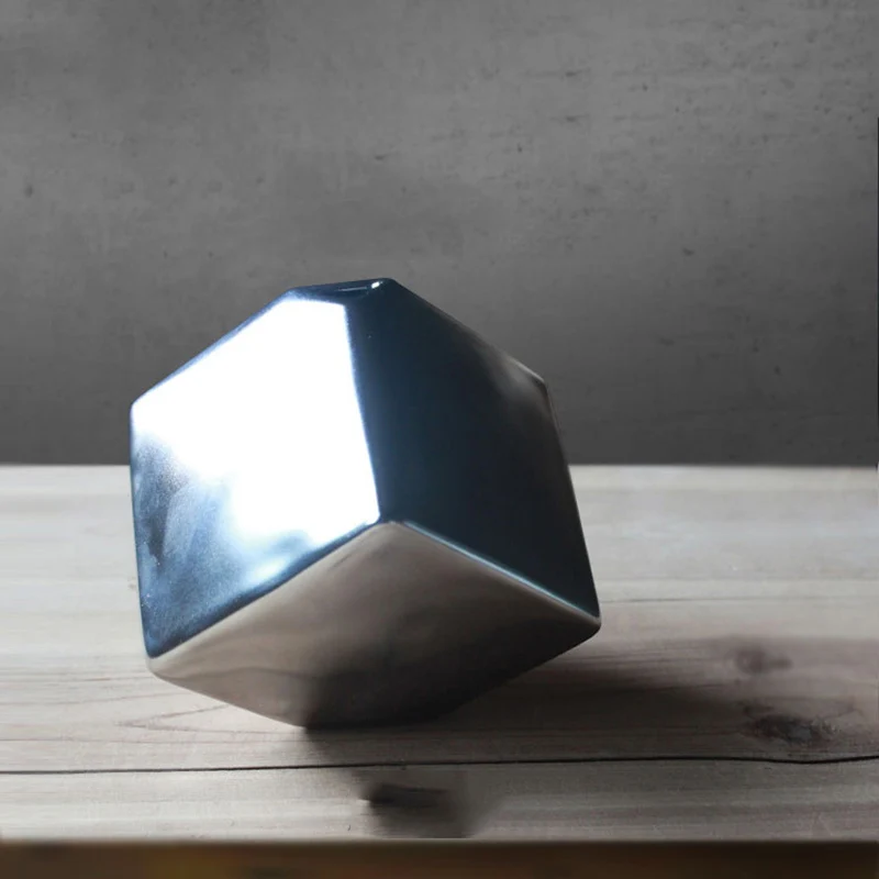 

European style simple creative geometric vase creative illustration vase decoration Home Decor Accessories