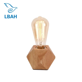 

Vintage Wood Table Lamp Fashonial Wood Light Modern Industrial lamp Beside Table Lamp Union Lighting Fixtures