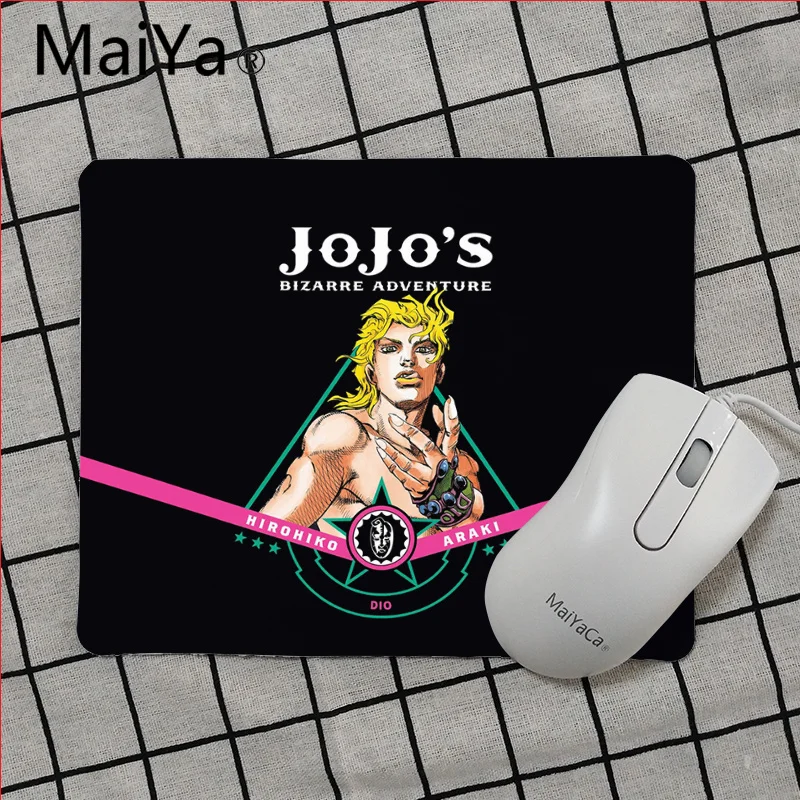 No Lock Edge25x29cm Maiya высокое качество JoJo's невероятное приключение красивые коврик для мышки в стиле аниме Лидер продаж подставка под руку мышь - Цвет: No Lock Edge25x29cm