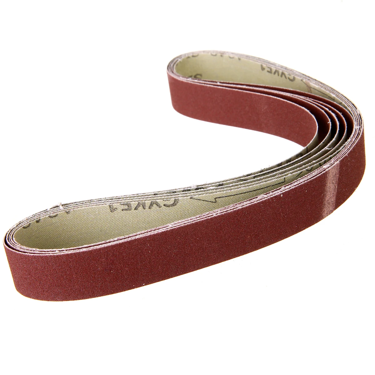5pcs/Set Quality 240 Grit Sanding Belts Strong Emery Cloth Polishing Machine Abrasive Belt Metal Working Polishing Grinding Tool