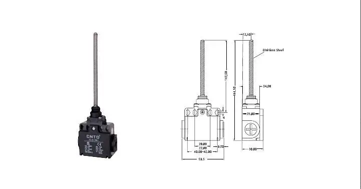 4 шт./лот высокое качество CNTD CLS-381 воблый рычаг Концевой переключатель/микро переключатель Ui 380V Ith 10A, экономичный и пластиковый тип