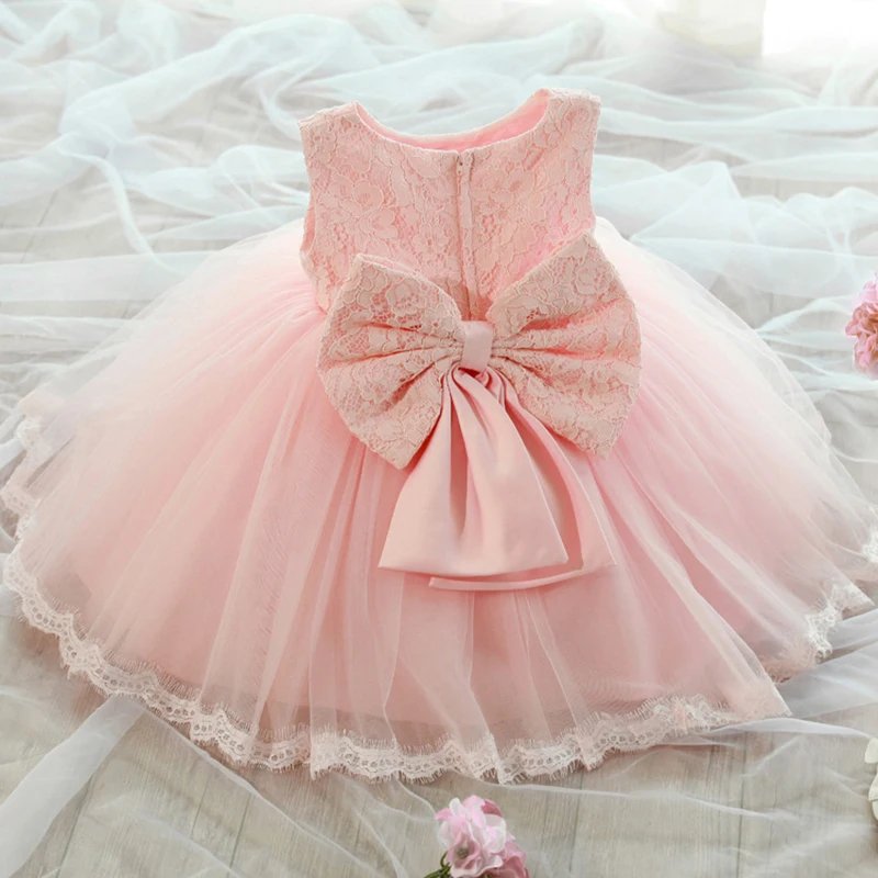 

Kids Clothing Girls Dresses for Party and Wedding Occasion Kids Princess Dresses Sleeveless Lace Bow Girls Tutu Birthday Dress