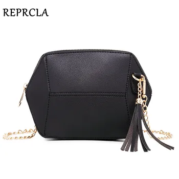 

REPRCLA 2020 Summer Fashion Shoulder Bag Chain Strap Shell Messenger Bags Designer Handbags Women Bags Tassel Crossbody Bag