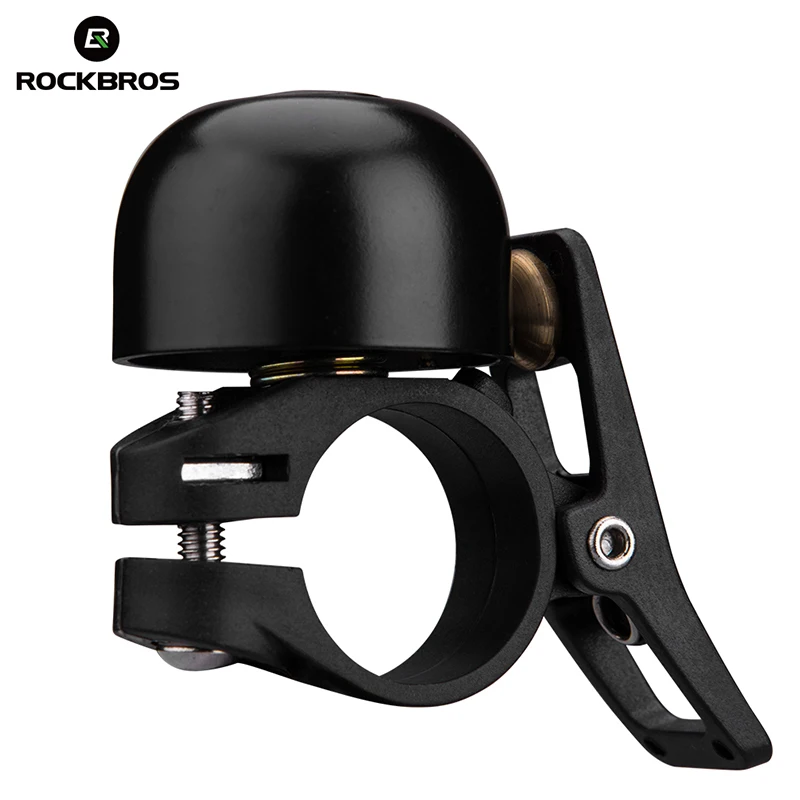 

ROCKBROS Cycling Bike Bicycle Bell Aluminium Horn Ring MTB Bike Mini Bell Handlebar Ring Clear Loud Sound Bicycle Accessories