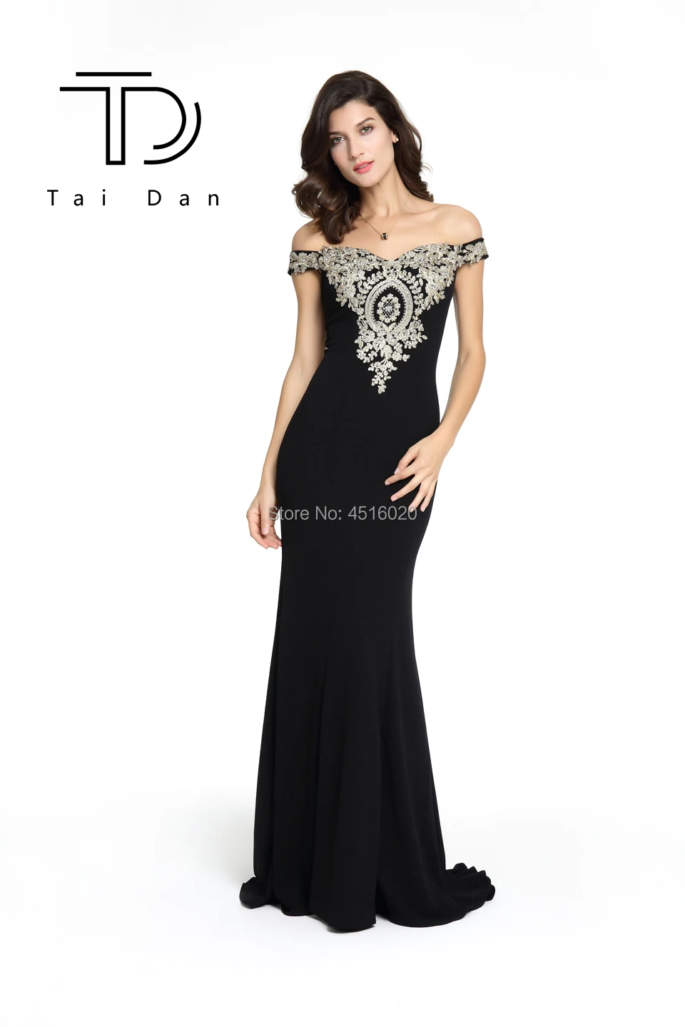 

2019 Gorgeous Sleeveless Off-the-Shoulder Evening Women Long Prom Dress Shining Stone Embroidery Mermaid Wedding Party Dress