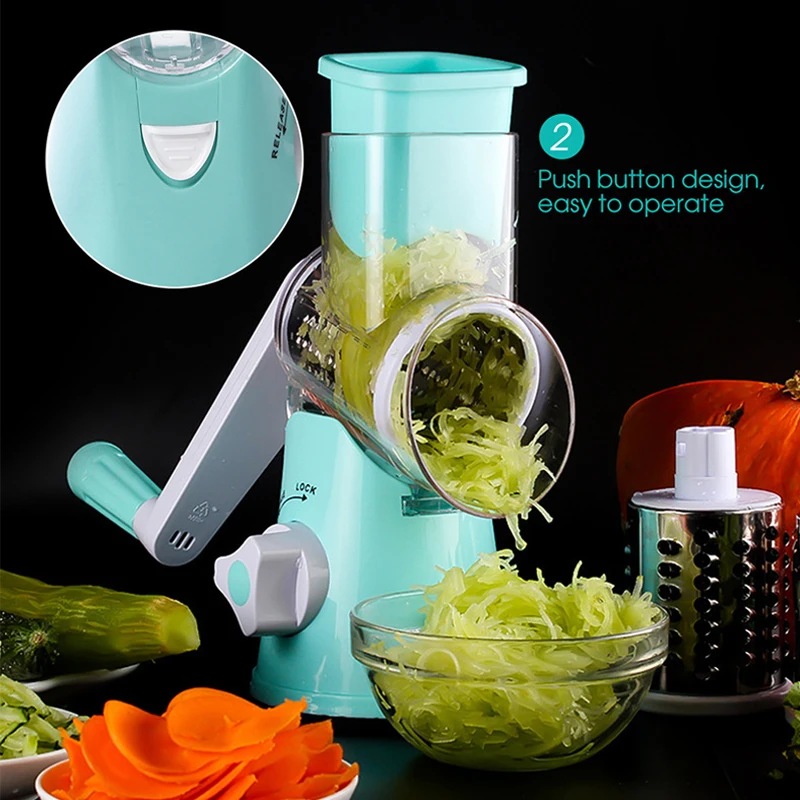  Vegetable Cutter Manual Slicers Potato Carrot Grater Slicer 430 Stainless Steel Chopper Blades Kitc - 33009805769