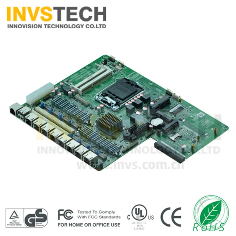 

SIX Gigabit Ethernet lan firewall / network / ROS motherboard FW-D25SL AtomD2550 1.86GHz