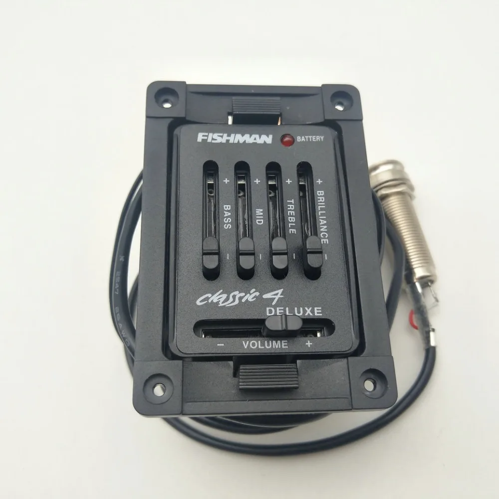 Звукосниматели для гитары Fishman Classic 4 Deluxe предусилитель акустической