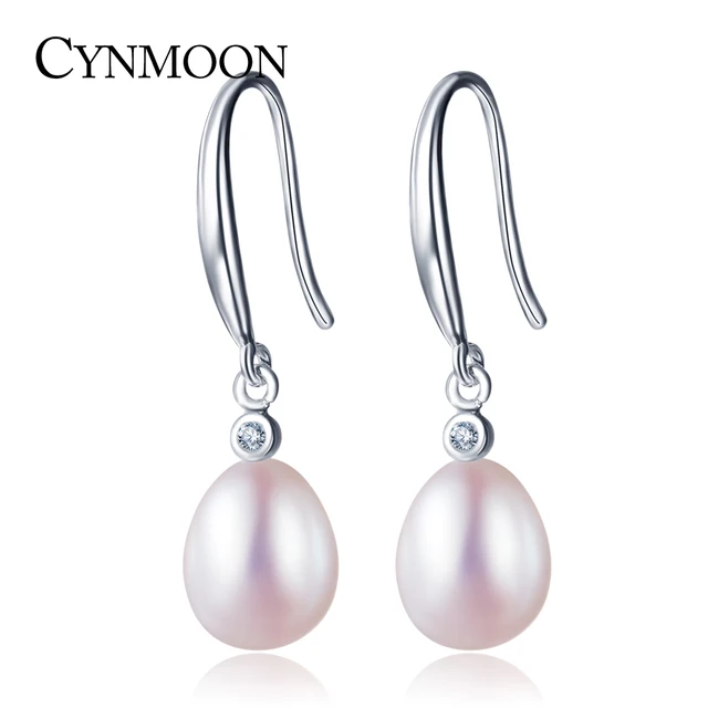 100 Genuine Natural Freshwater Black Pearl Dangle Earrings 925 100 Genuine Natural Freshwater Black Pearl Dangle Earrings 925 Sterling Silver Jewelry For