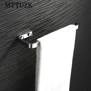 

MTTUZK Free shipping Bathroom towel bar all copper towel bar towel rack single rod square Towel hanging toalha bar