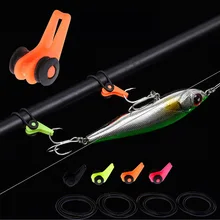 Прогулочная рыба, 10 шт./лот, много цветов, Pescaria Acessorios, пластиковый крючок, держатель для приманки, маленькие рыболовные снасти для карпа, аксессуары