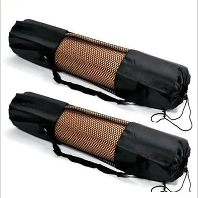 Sports Accessories Adjustable Strap Nylon Yoga Pilates Mat Carrier Bag Mesh Center Case Fitness