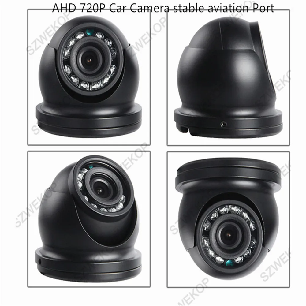 AHD 720P Indoor Plastic Vehicle Camera IR Night VIsion Aviation Interface for Bus Car Truck Vans Taxi | Безопасность и защита