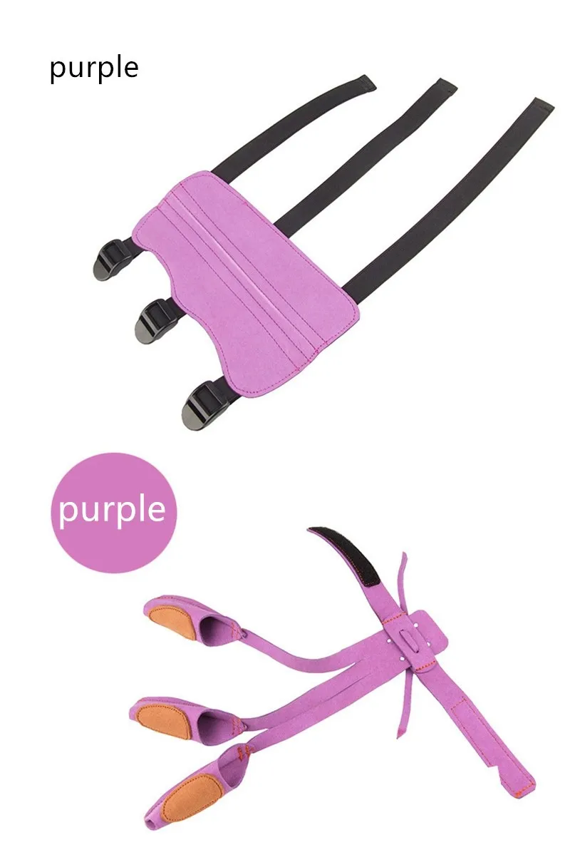 PG05 3 Finger Protective Glove & 3 Straps Arm Guard & Finger Tab (9)_