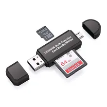 Micro USB OTG к USB 2,0 адаптер SD/Micro SD Card Reader со стандартным USB Мужской Для Android компьютер удлинитель-переходник