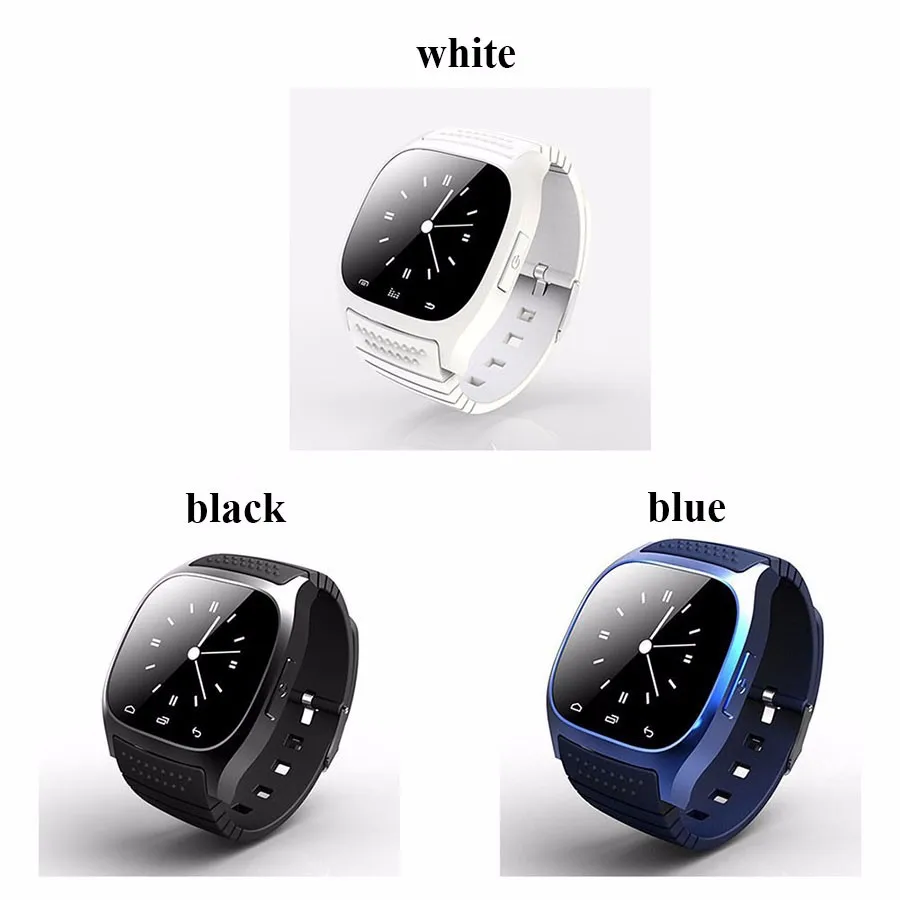 10 шт./лот M26 Смарт часы спортивные часы, Bluetooth для телефона Android 3 Цвета по AliExpress стандарт