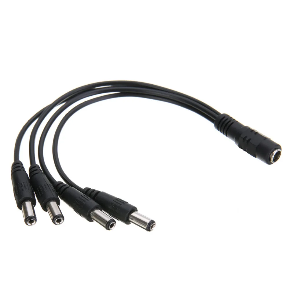 

High Quality 1 to 4 DC Power 4-Port Splitter Adapter Adaptor Cable For CCTV Camera System