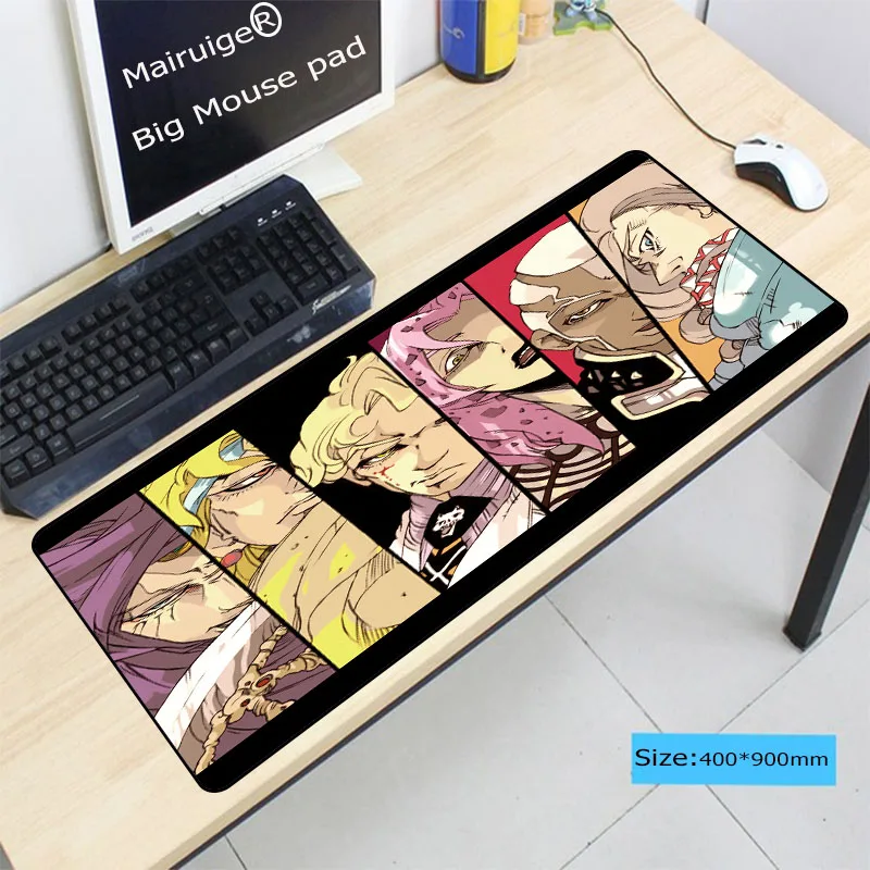 Mairuige Jojo приключенческая игра большой Мышь коврик Desktop Pad портативных ПК компьютер коврик прочный резиновый игровой замок края Мышь pad