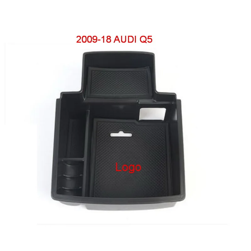 Tonlinker подлокотник коробка для хранения Чехол наклейки для AUDI A3/A4L/A5/Q3/Q5 стайлинга автомобилей 1 шт. крышка из пластмассы на основе акрилонитрила Бутадиена И Стирола стикер - Название цвета: FOR 2009-18 Q5