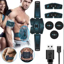 2019 All New Electric Vibration ABS Stimulator EMS Abdomen Muscle Trainer Sport Body Slimming Loss Exercise Belt