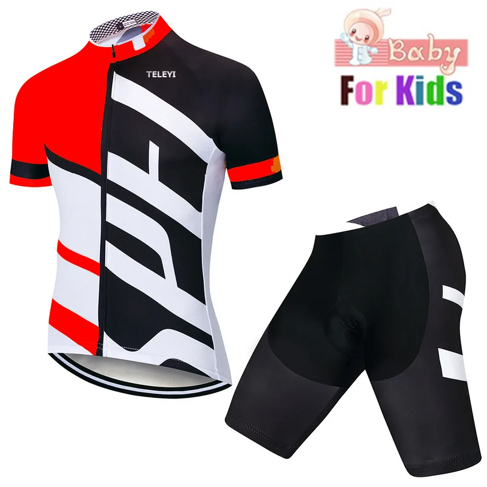 

kids Cycling Sets Clothing Bike Clothing/Breathable Quick Dry Men Bicycle Wear Short Sleeve Cycling Jerseys sets