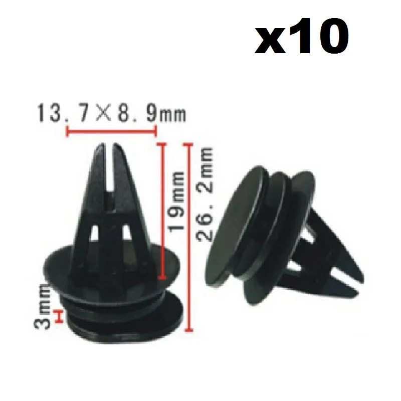 

10X боковые юбки и зажимы бамперов для BMW Mini Cooper: 07131480419