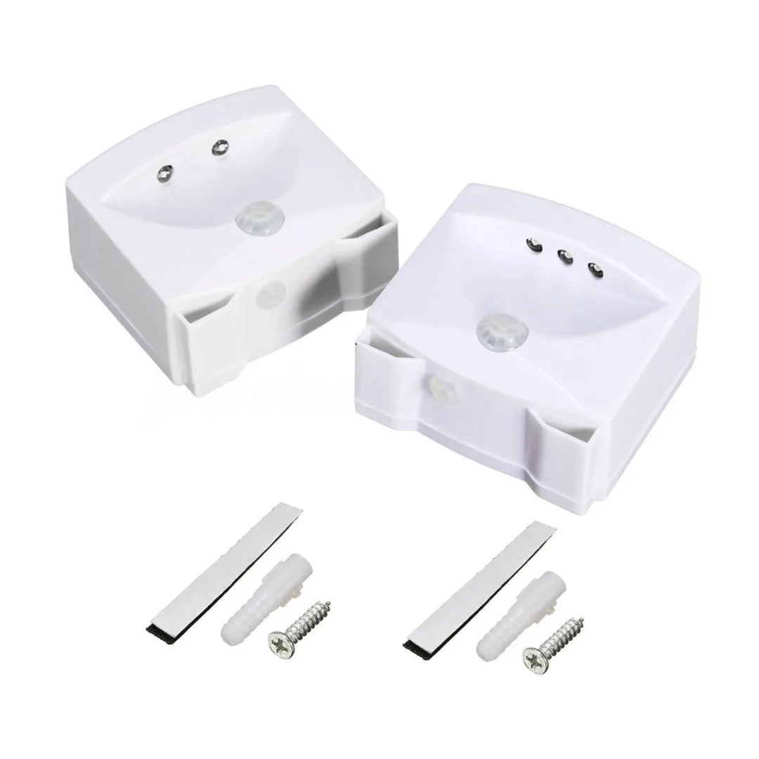 New DIY  Wireless LED PIR Motion Sensor Light Battery Power Corridor Room Wall Night Lamp