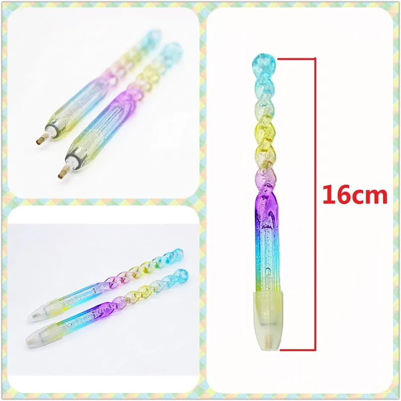 

New 5D DIY Diamond Painting Tools Diamond Embroidery Accessories Square/Round Drill Point Pen Diamond Mosaic Cartoon Pencil