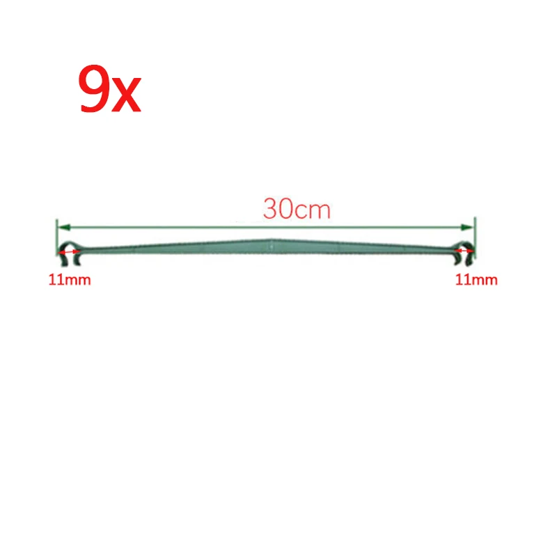 Завод цветная палка с хорошим спросом и Поддержка помидор, фруктов держатель садовый шланг рама для растения галстуки завод исправить зажимы садовый инвентарь сельскохозяйственных орудий - Цвет: 9pcs