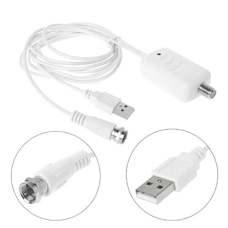 

5V 1A HDTV Digital Antenna Signal Home Amplifier Aerial Booster For TV Channel