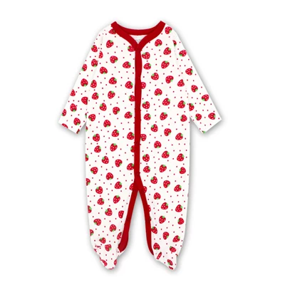 Baby Romper Long Sleeves Cotton Comfortable Baby Pajamas Cartoon Printed Newborn Baby Boy Girl Clothes - Цвет: 5