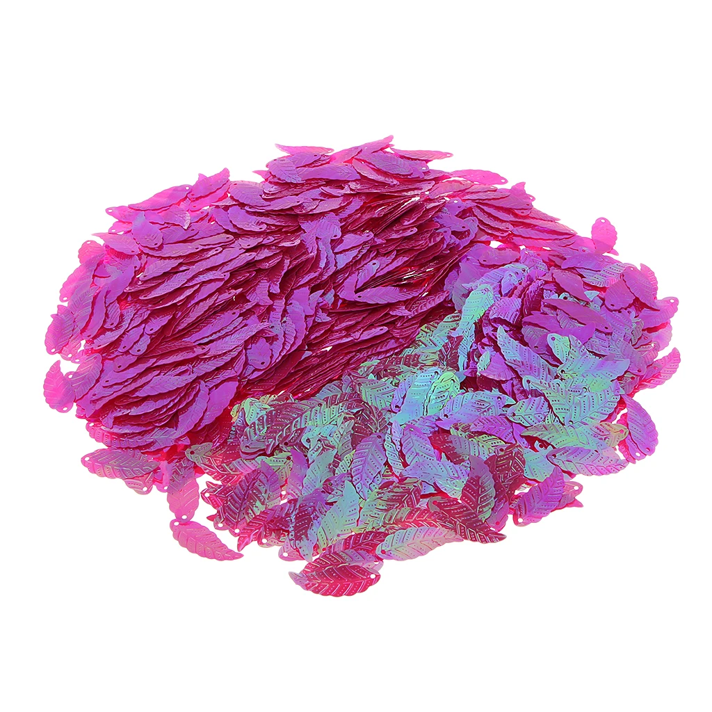 Bag of 1100Pcs DIY Loose Leaf Sequins Glitter Paillette Spangles Lentejuelas for Sewing Bag Wedding Dress Craft Cross Stitch