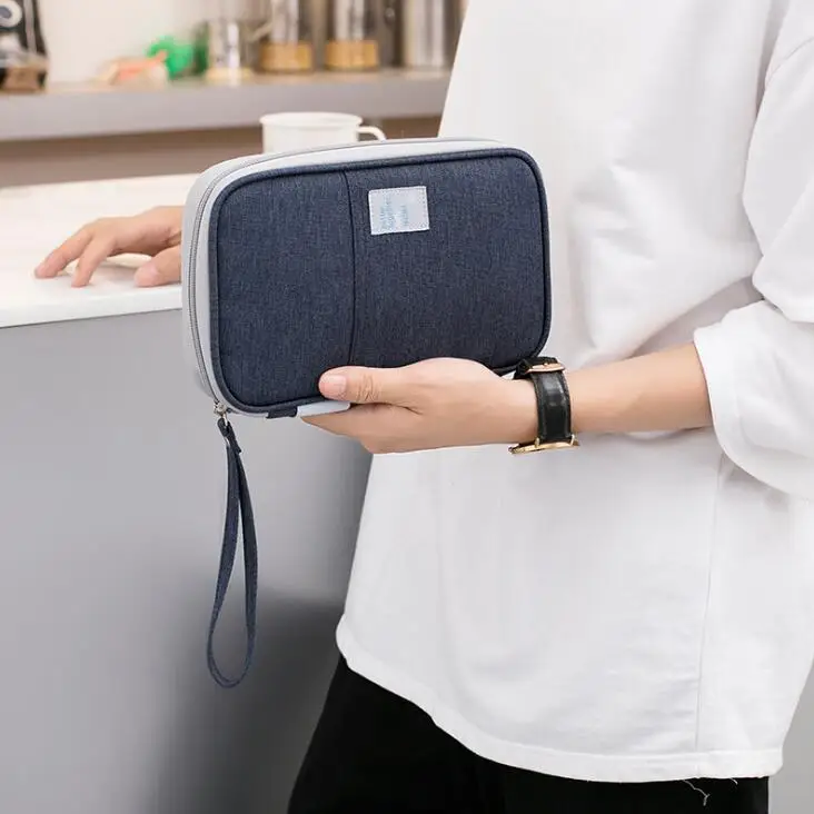 

men women travel organizer passport holder card package Oxford cloth waterproof file bag multi-pocket card package W-A13B-60