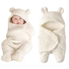 Милое хлопковое белое одеяло для сна для новорожденных; Пеленальное Одеяло для мальчиков и девочек; пеленка для новорожденных; bebek battaniye