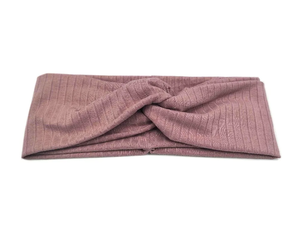 

T175469 2018 Spring New fashion 100% comfortable viscose stretchy headband, ribbed design rose turban headwear