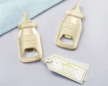 

50pcs/lot feeding nursing milk BABY BOTTLE SHAPED OPENER Baby showers
