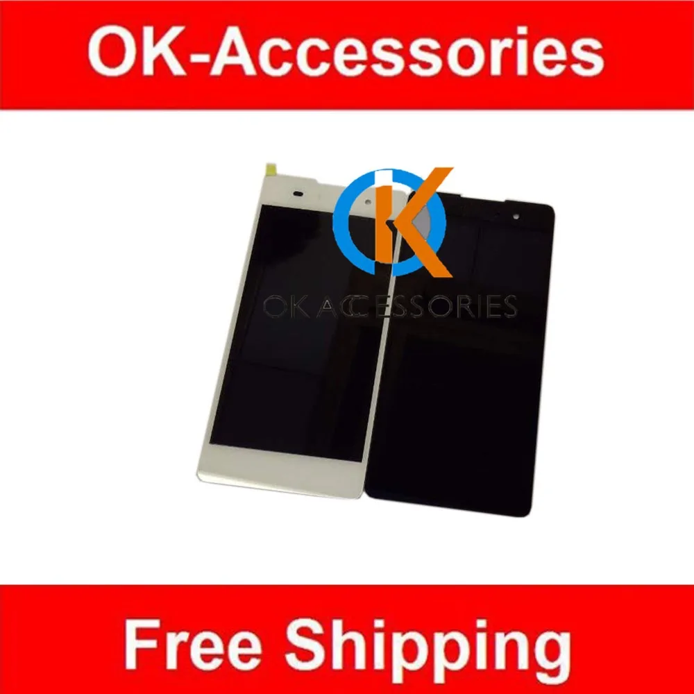 

Black White Color For Sony E5 LCD Display+Touch Screen Digitizer 1PC/Lot