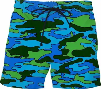 

PLstar Cosmos 2018 Summer Men Casual Shorts 3d Camouflage Trousers For Women/Men Regualr Outwear Casual Shorts Dropshipping