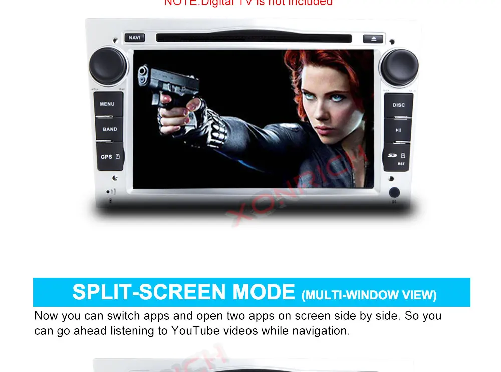 Sale AutoRadio 2 Din Car DVD Player Stereo Radio  For Opel Astra H Vectra C Zafira b Corsa C D G Meriva Vivaro Antara GPS Navi 23