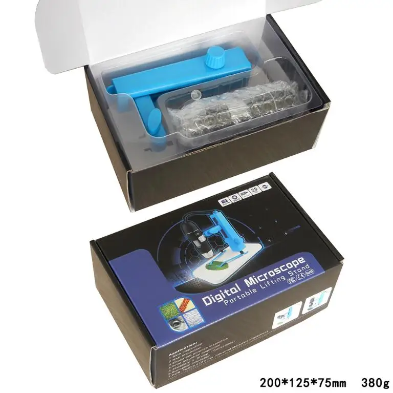 High Resolution USB Digital Electronic Microscope With Measurement Software Skin Concluding 200X 500X 800X 1000X 1600X Monocular_8